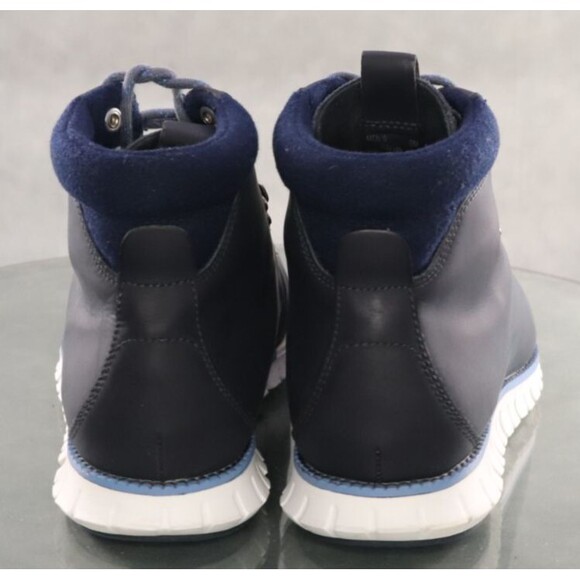 Cole Haan Zero Grand  $160 Men's Hiker Boots Size 9 Leather Blue C31399 - Picture 7 of 12